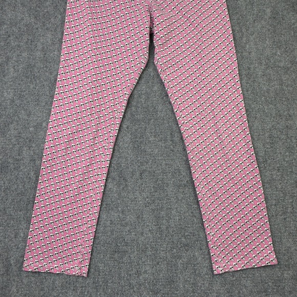 Bloomies x Roller Rabbit 2PC Pajama Set S Pink Skull Sleepwear Coquette Romantic - Picture 11 of 16